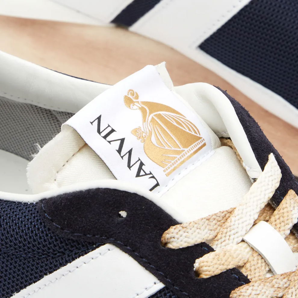 Buy LANVIN VINTAGE RUNNING SNEAKER NAVY BLUE & WHITE | Krewsa South Africa