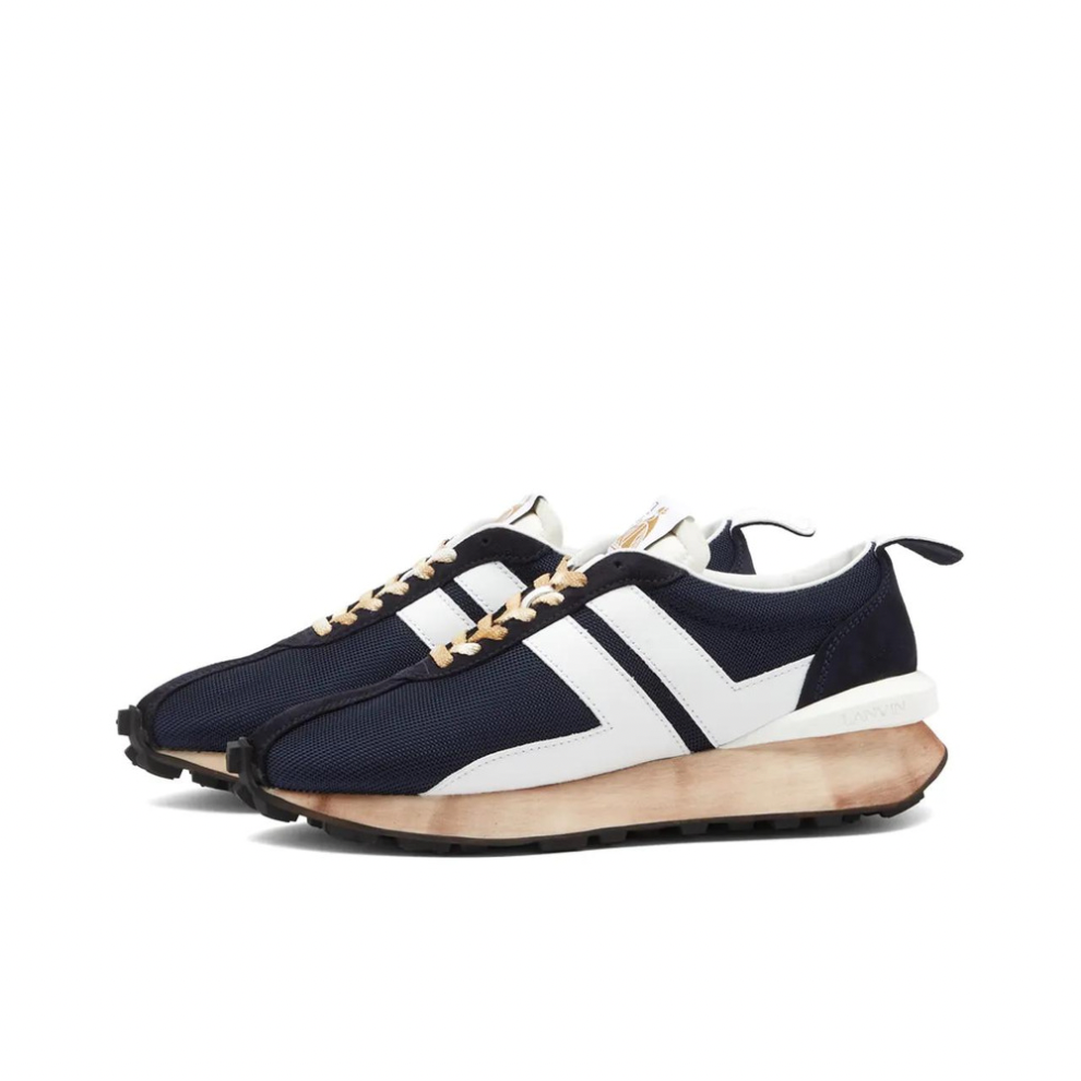 Buy LANVIN VINTAGE RUNNING SNEAKER NAVY BLUE & WHITE | Krewsa South Africa