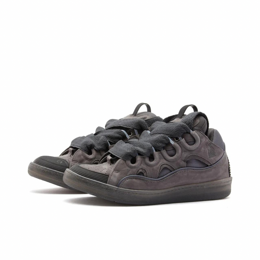 Buy LANVIN SUEDE CURB SNEAKER DARK GREY | Krewsa South Africa
