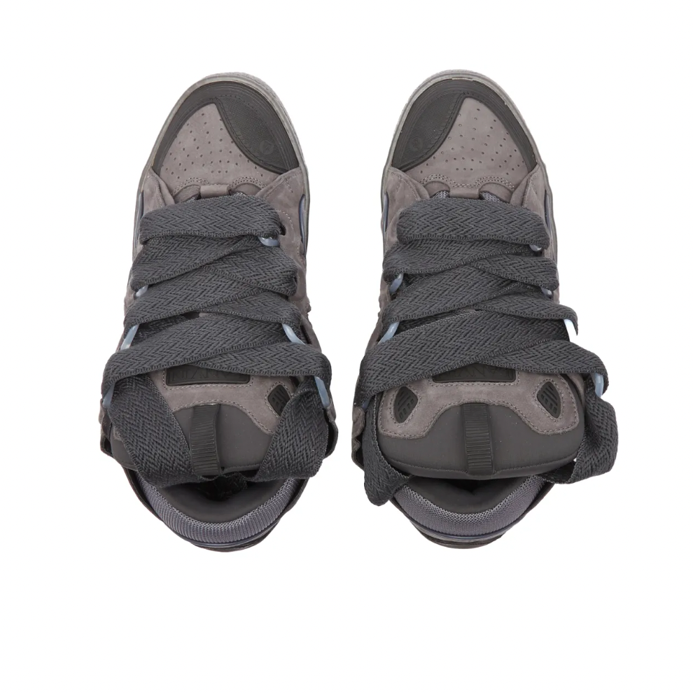 Buy LANVIN SUEDE CURB SNEAKER DARK GREY | Krewsa South Africa