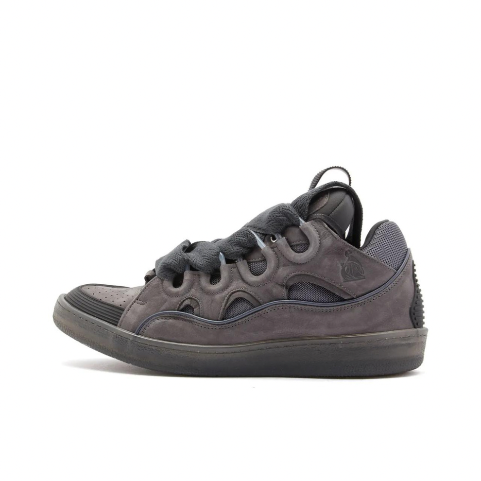 Buy LANVIN SUEDE CURB SNEAKER DARK GREY | Krewsa South Africa