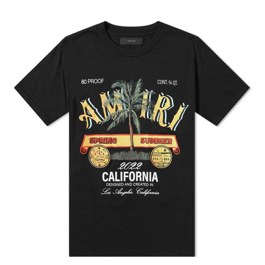 Buy AMIRI RUM LABEL TEE BLACK | Krewsa South Africa