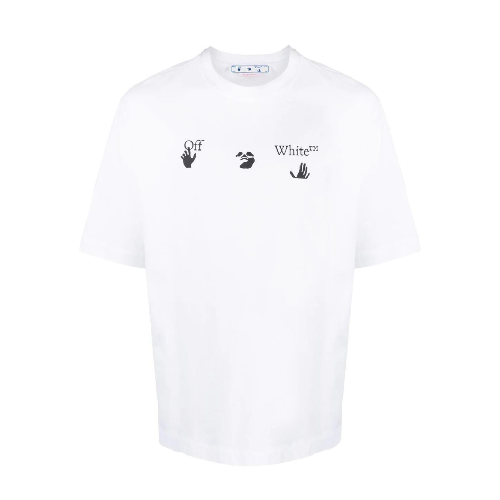 Buy Off-White Hands Off-print cotton T-shirt | Krewsa South Africa