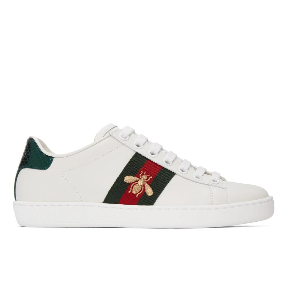 Buy GUCCI NEW ACE GRG BEE SNEAKER WHITE | Krewsa South Africa
