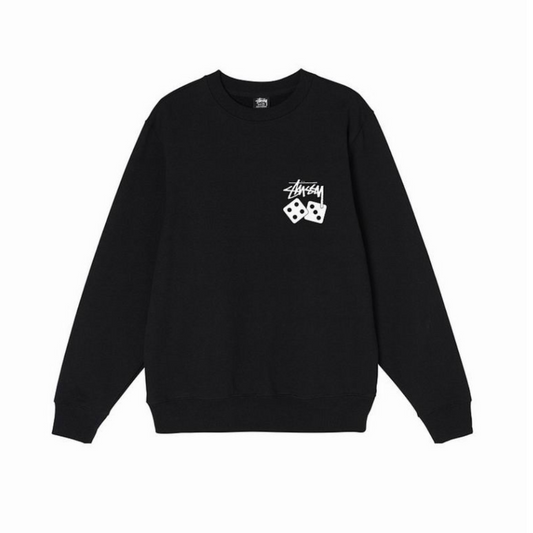 Buy STUSSY DICE CREW SWEAT BLACK | Krewsa South Africa