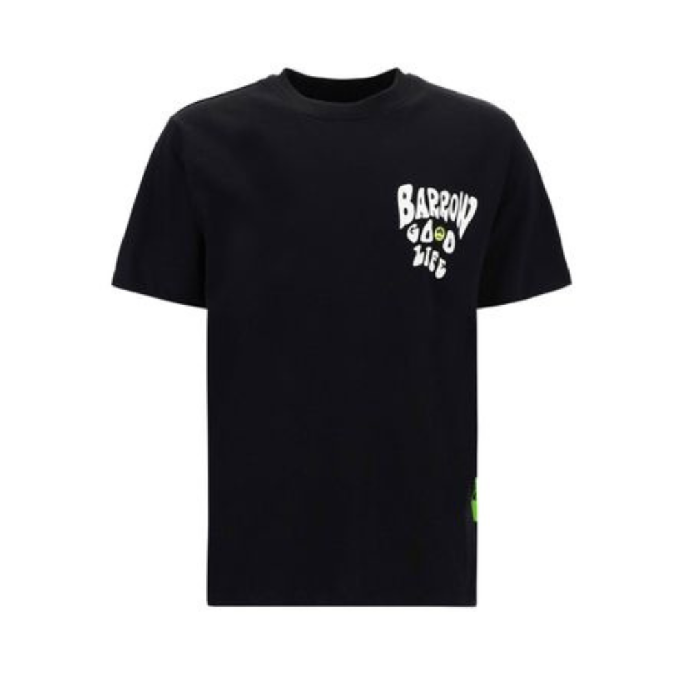 Buy BARROW MEN'S BLACK OTHER MATERIALS T-SHIRT | Krewsa South Africa