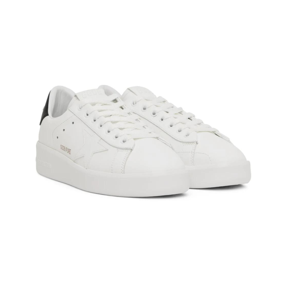 Buy GOLDEN GOOSE White & Black Purestar Sneakers | Krewsa South Africa