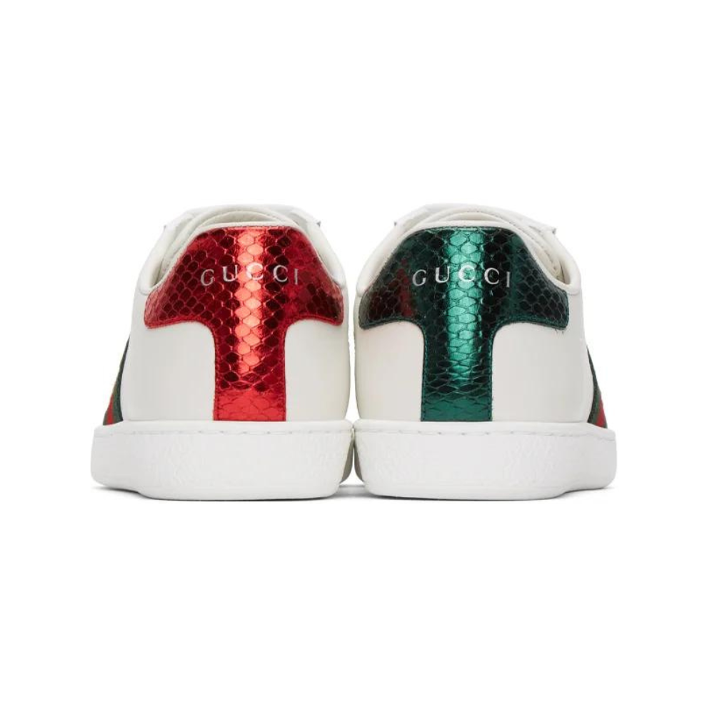 Buy GUCCI NEW ACE GRG BEE SNEAKER WHITE | Krewsa South Africa