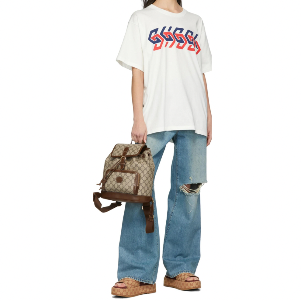 Buy GUCCI Beige & Brown GG Supreme Retro Backpack | Krewsa South Africa