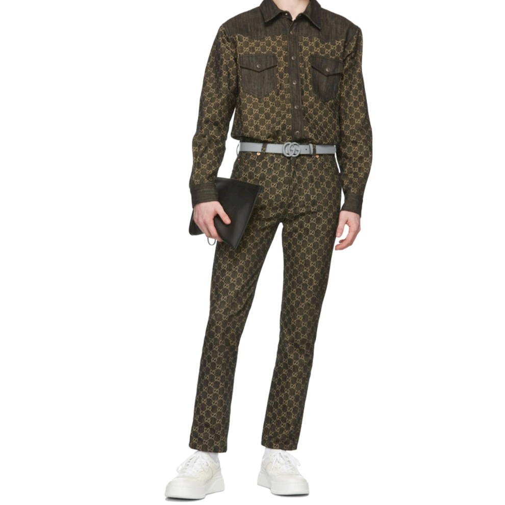 Buy GUCCI White GG Embossed Sneakers | Krewsa South Africa