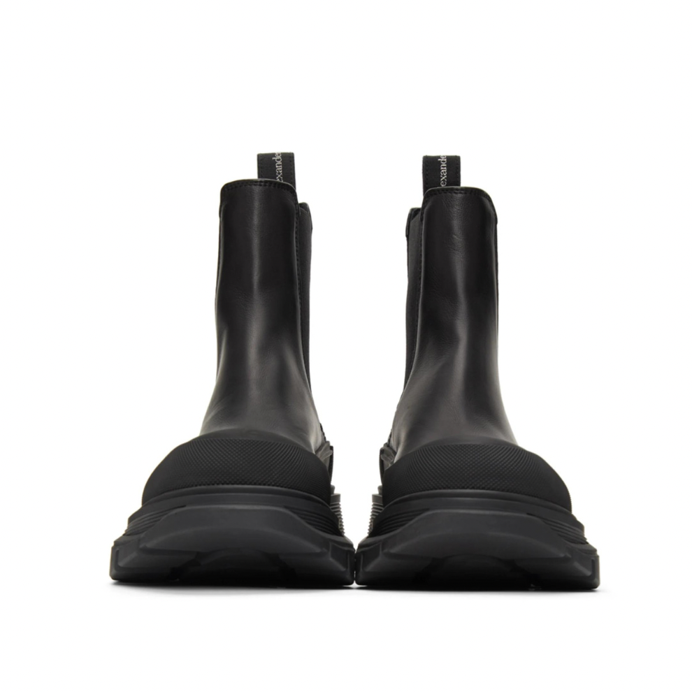 Buy ALEXANDER MCQUEEN Black Tread Slick Chelsea Boots | Krewsa South Africa