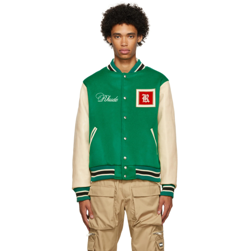 Buy RHUDE Green Varsity Jacket | Krewsa South Africa