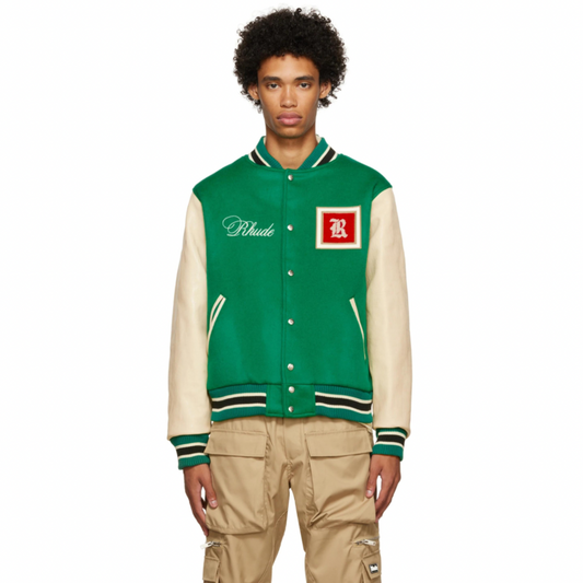 Buy RHUDE Green Varsity Jacket | Krewsa South Africa