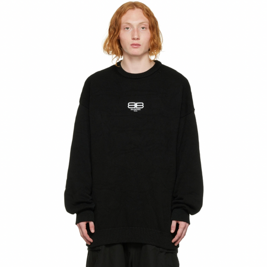 Buy BALENCIAGA Black BB Paris Icon Sweater | Krewsa South Africa