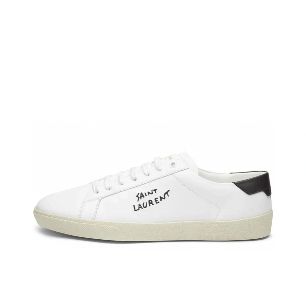 Buy SAINT LAURENT SL-06 COURT SIGNATURE SNEAKER WHITE | Krewsa South Africa