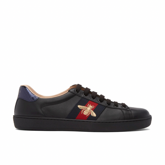 Buy GUCCI Black Embroidered Ace Sneakers | Krewsa South Africa