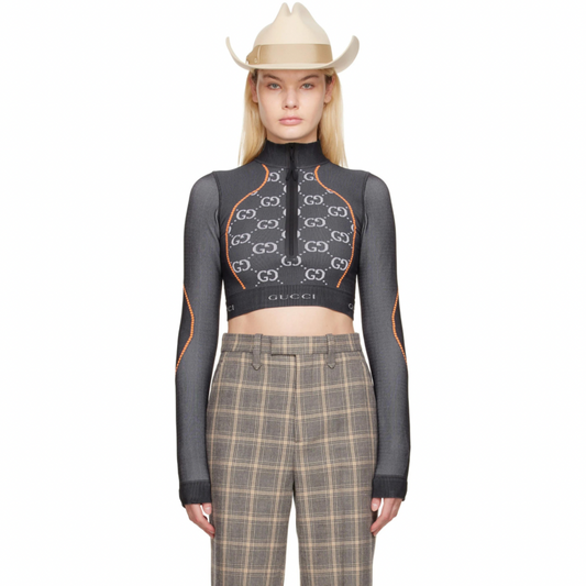 Buy GUCCI Black 'GG' Sports Top | Krewsa South Africa