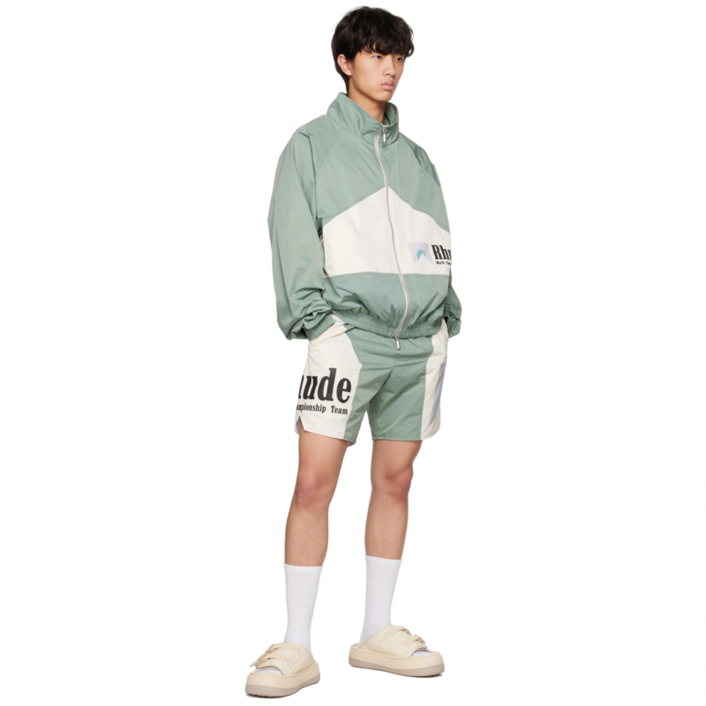 Buy RHUDE Blue & Off-White Senna Flight Jacket | Krewsa South Africa