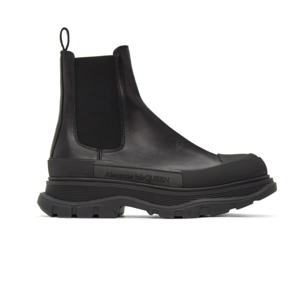 Buy ALEXANDER MCQUEEN Black Tread Slick Chelsea Boots | Krewsa South Africa