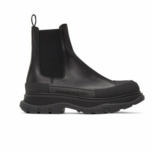 Buy ALEXANDER MCQUEEN Black Tread Slick Chelsea Boots | Krewsa South Africa