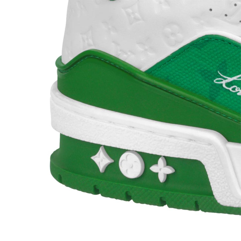 Buy LOUIS VUITTON LV TRAINER '54' WHITE GREEN SNEAKER | Krewsa South Africa
