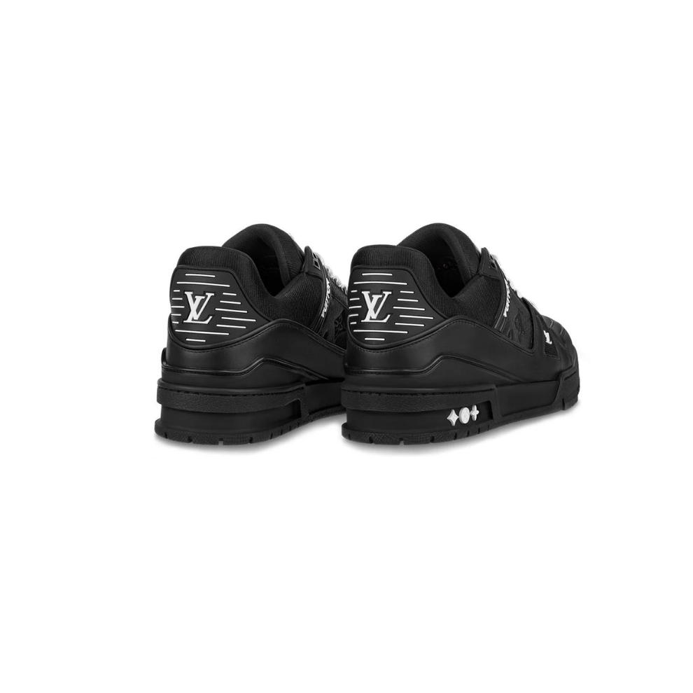 Buy LOUIS VUITTON LV TRAINER BLACK LEATHER SNEAKER | Krewsa South Africa