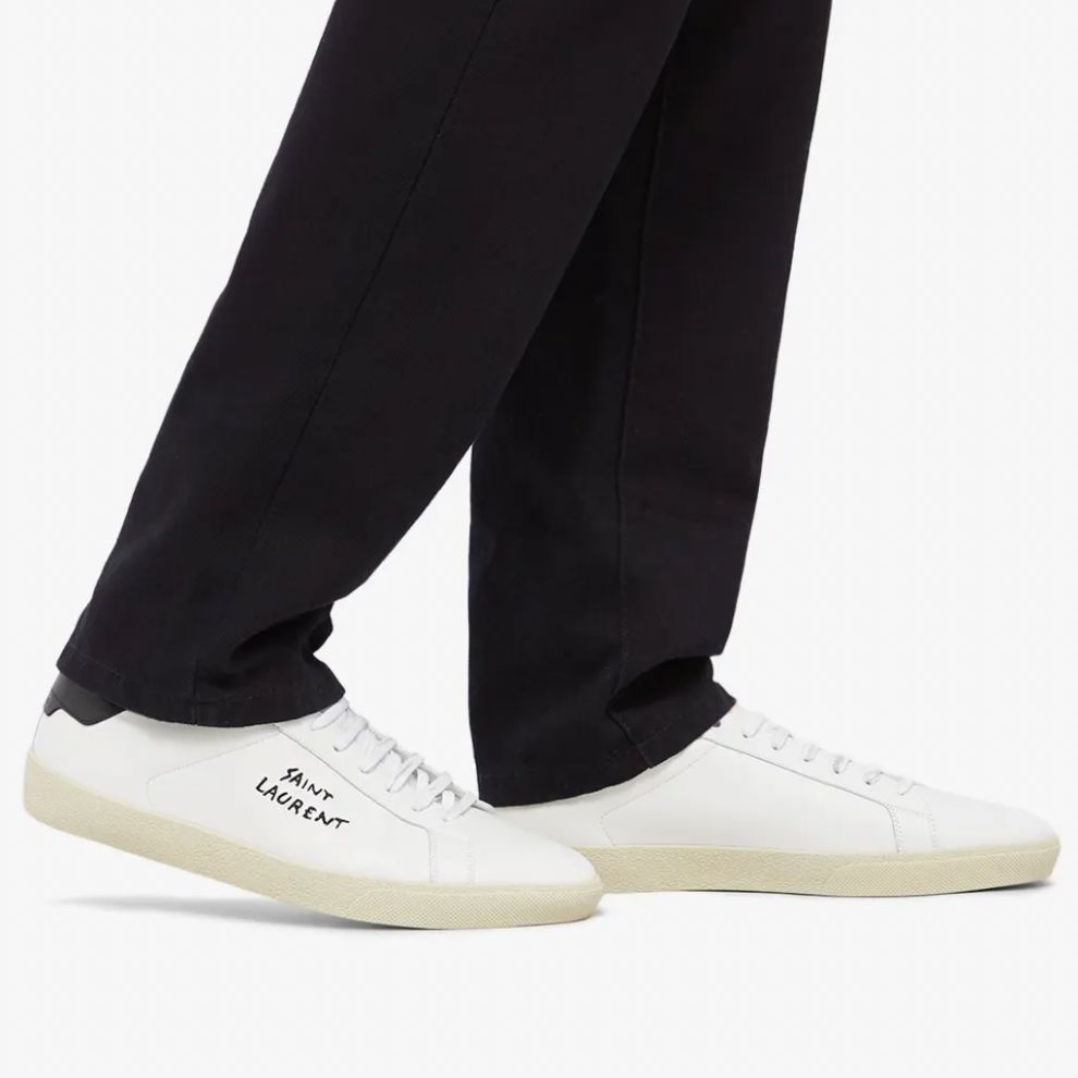 Buy SAINT LAURENT SL-06 COURT SIGNATURE SNEAKER WHITE | Krewsa South Africa