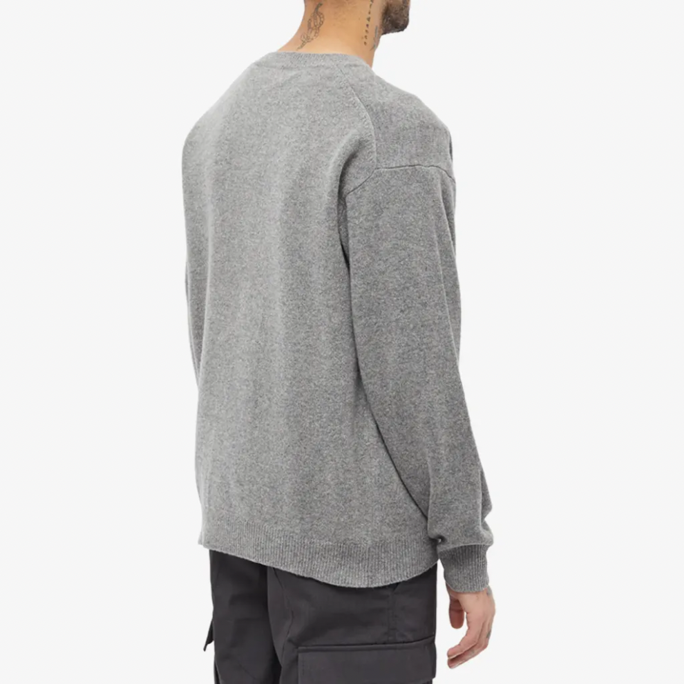 Buy KENZO LOGO INTARSIA CREW KNIT MISTY GREY | Krewsa South Africa