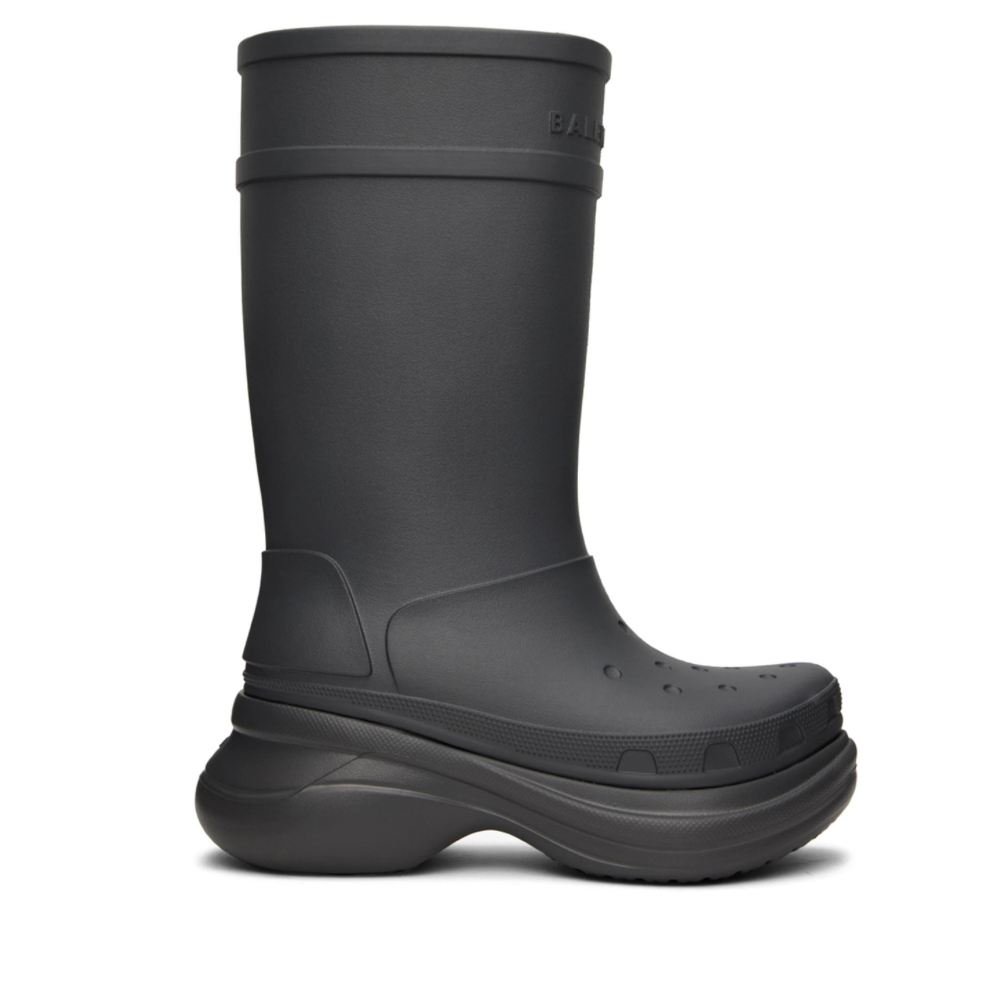 Buy BALENCIAGA Gray Crocs Edition Boots | Krewsa South Africa