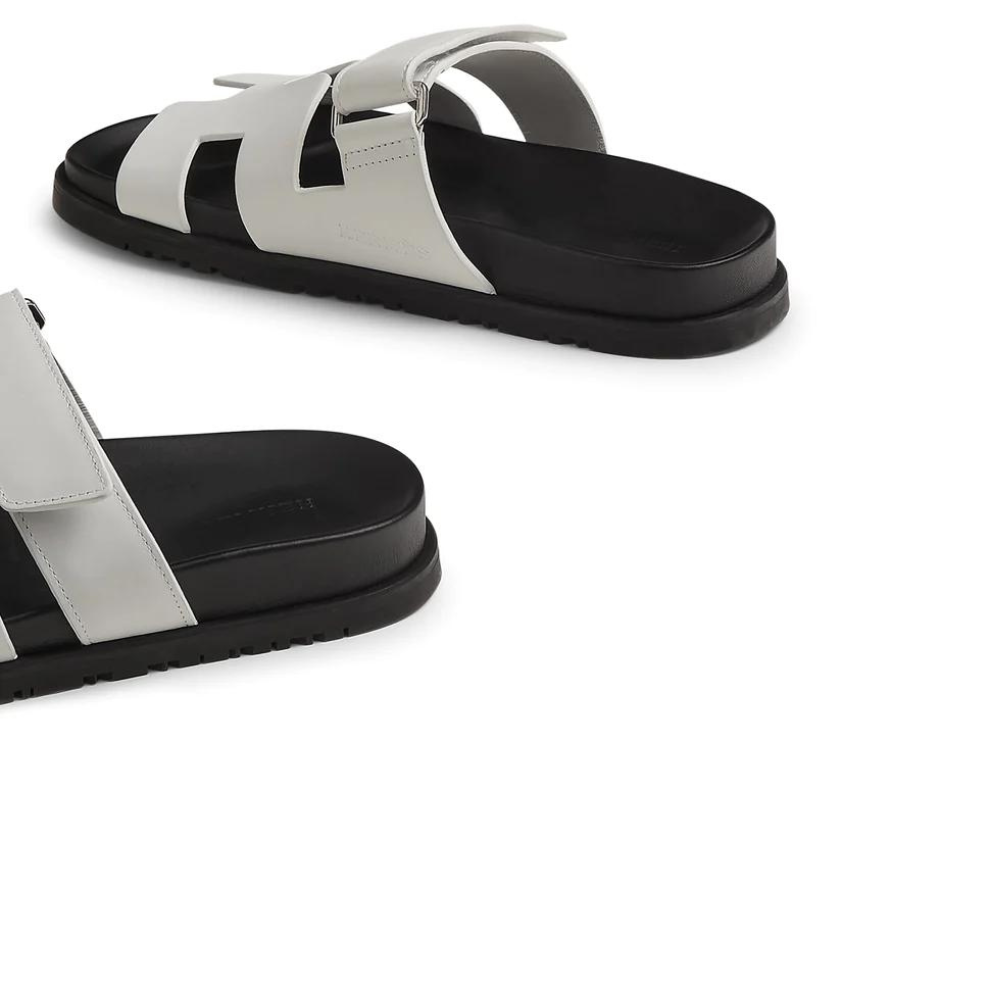 Buy HERMES PARIS CHYPRE WHITE BLACK SANDAL | Krewsa South Africa