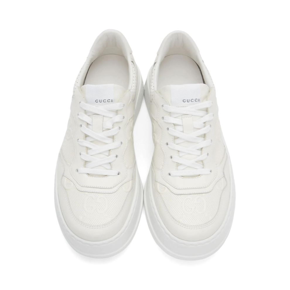 Buy GUCCI White GG Embossed Sneakers | Krewsa South Africa