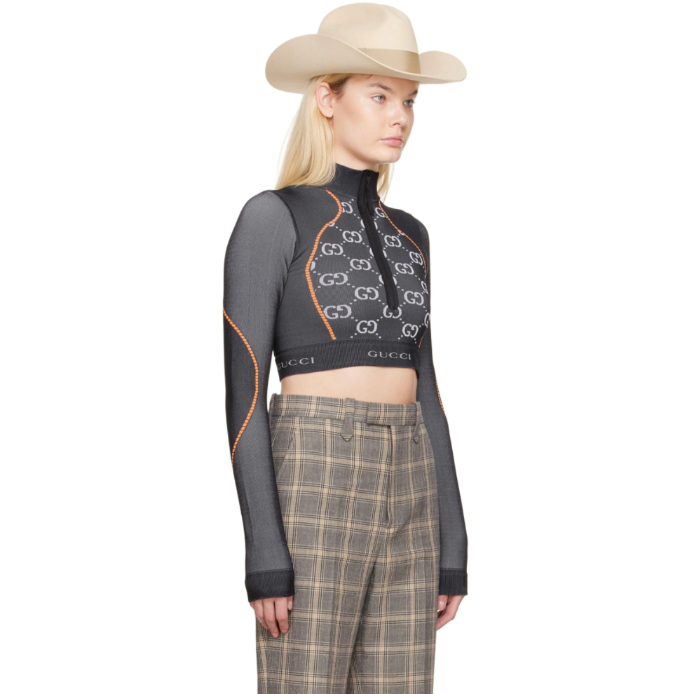 Buy GUCCI Black 'GG' Sports Top | Krewsa South Africa