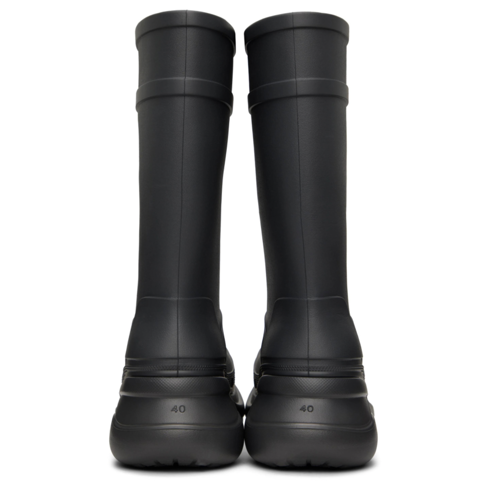 Buy BALENCIAGA Gray Crocs Edition Boots | Krewsa South Africa