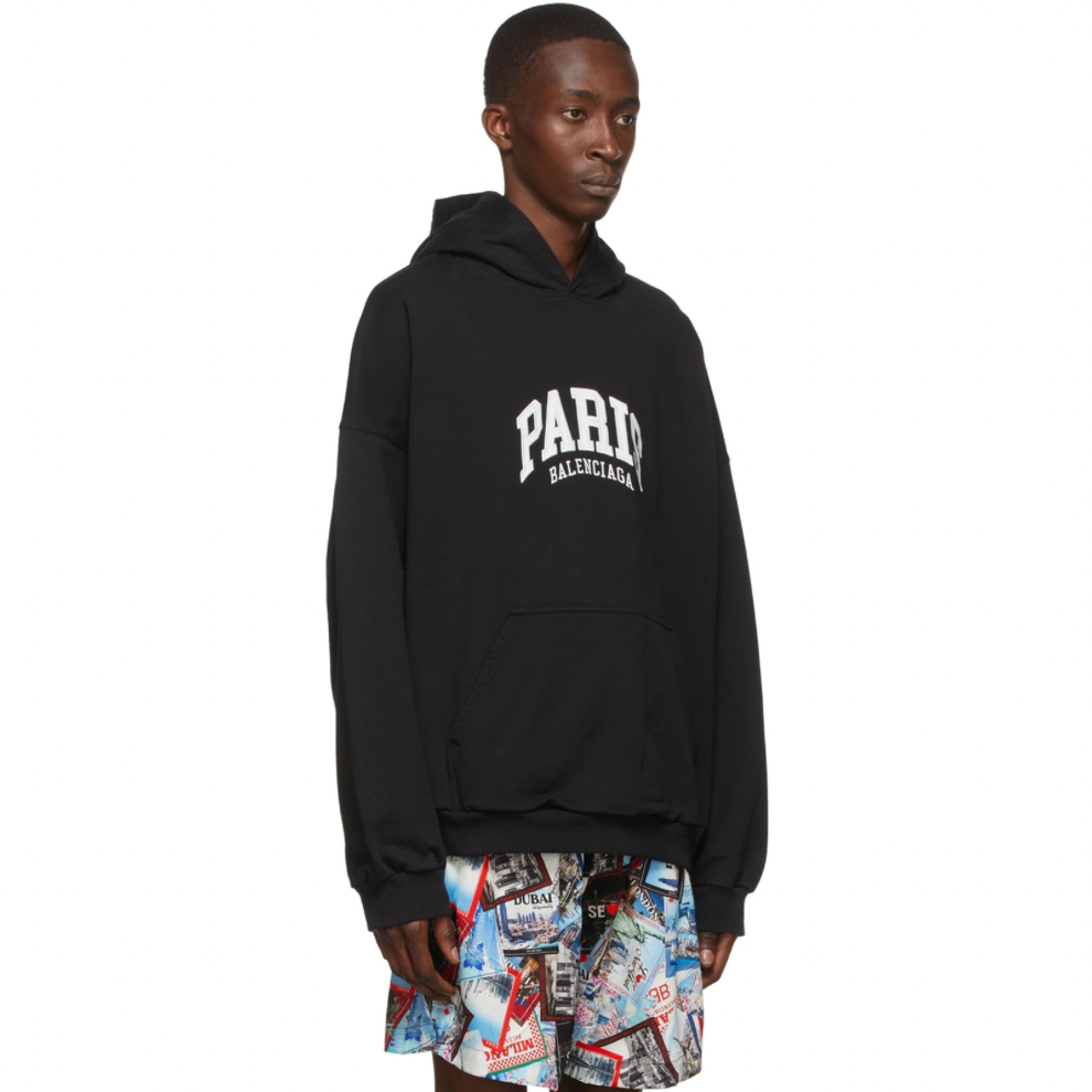 Buy BALENCIAGA Black Cotton Hoodie | Krewsa South Africa