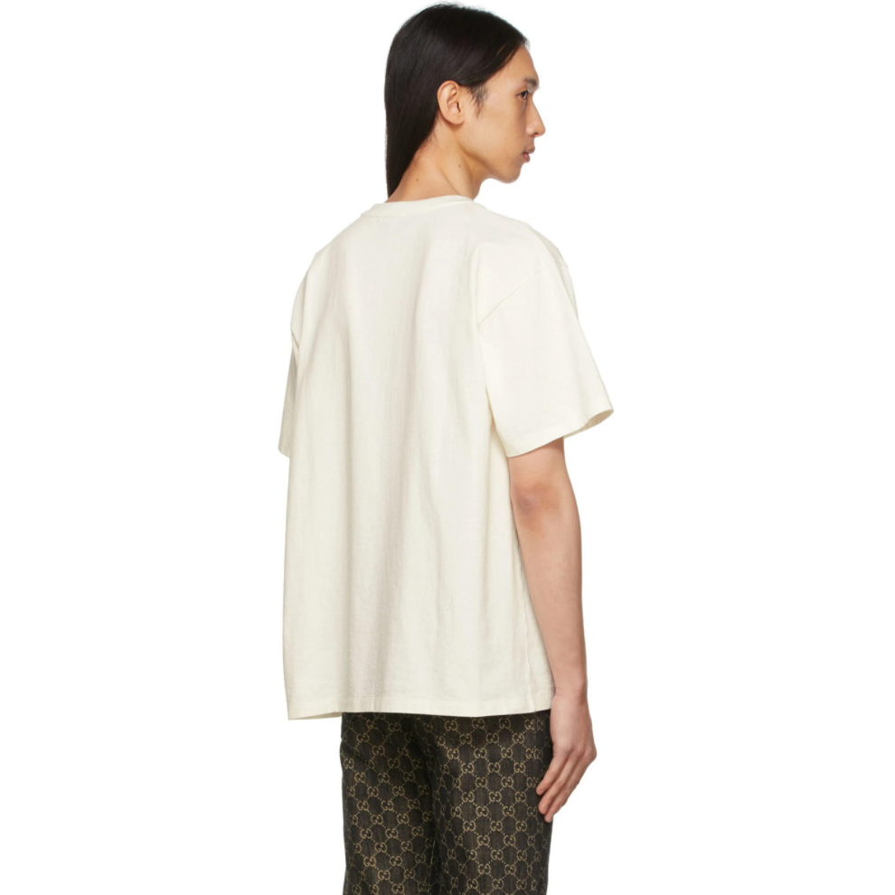 Buy GUCCI White Interlocking G Stripe T-Shirt | Krewsa South Africa
