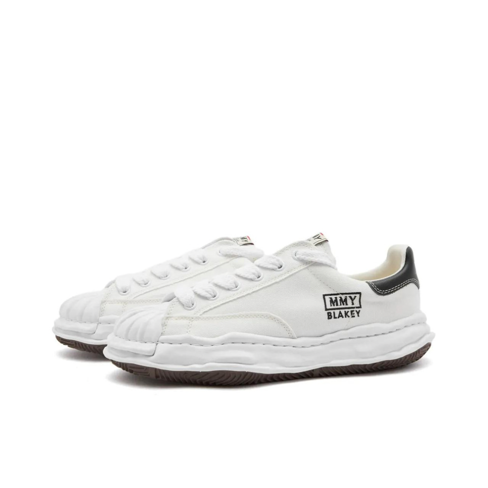 Buy MAISON MIHARA YASUHIRO BLAKEY LOW ORIGINAL SOLE CANVAS SNEAKER WHITE | Krewsa South Africa