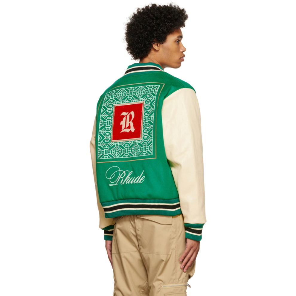Buy RHUDE Green Varsity Jacket | Krewsa South Africa