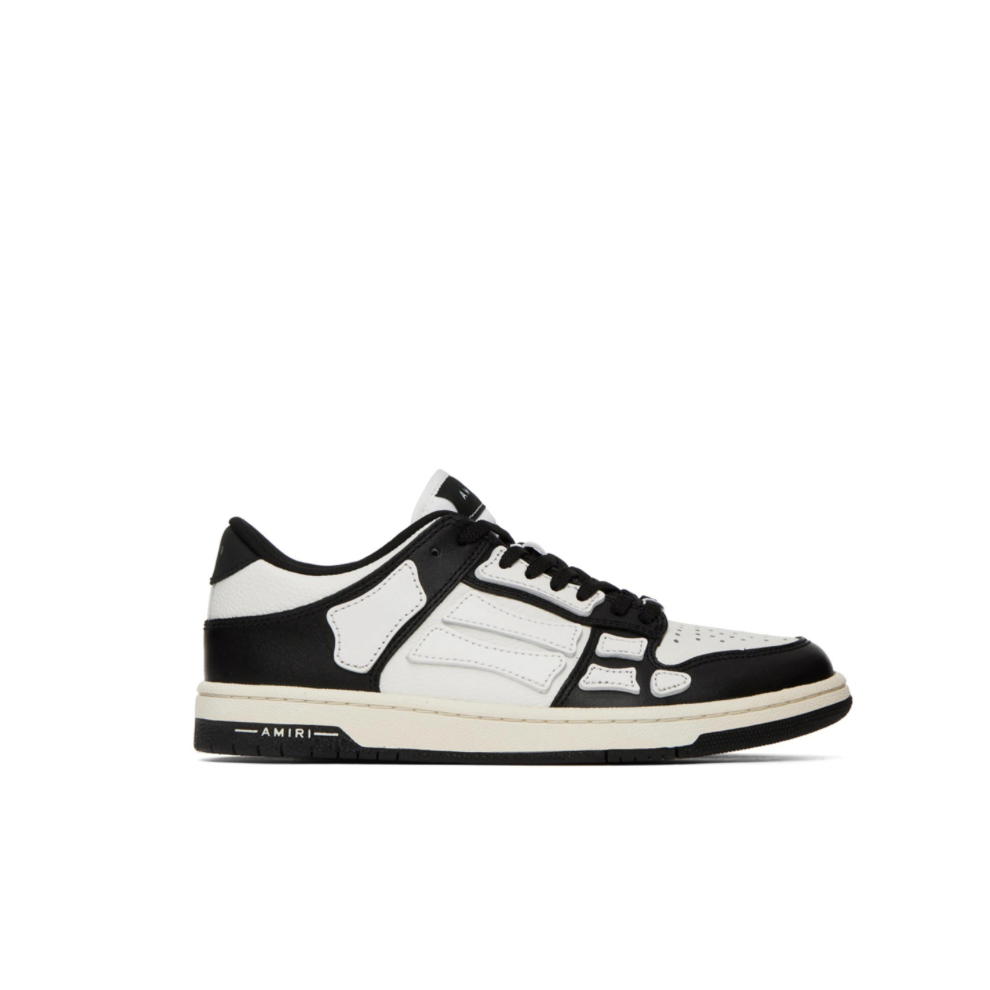 Buy AMIRI Black & White Skel Low Sneakers | Krewsa South Africa