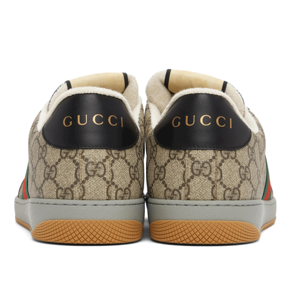 Buy GUCCI Beige & Black Screener GG Sneakers | Krewsa South Africa