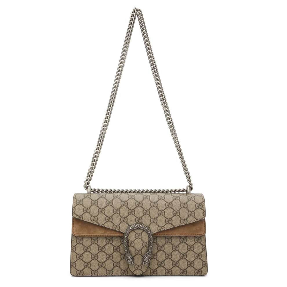 Buy GUCCI Beige & Brown GG Supreme Small Dionysus Bag | Krewsa South Africa