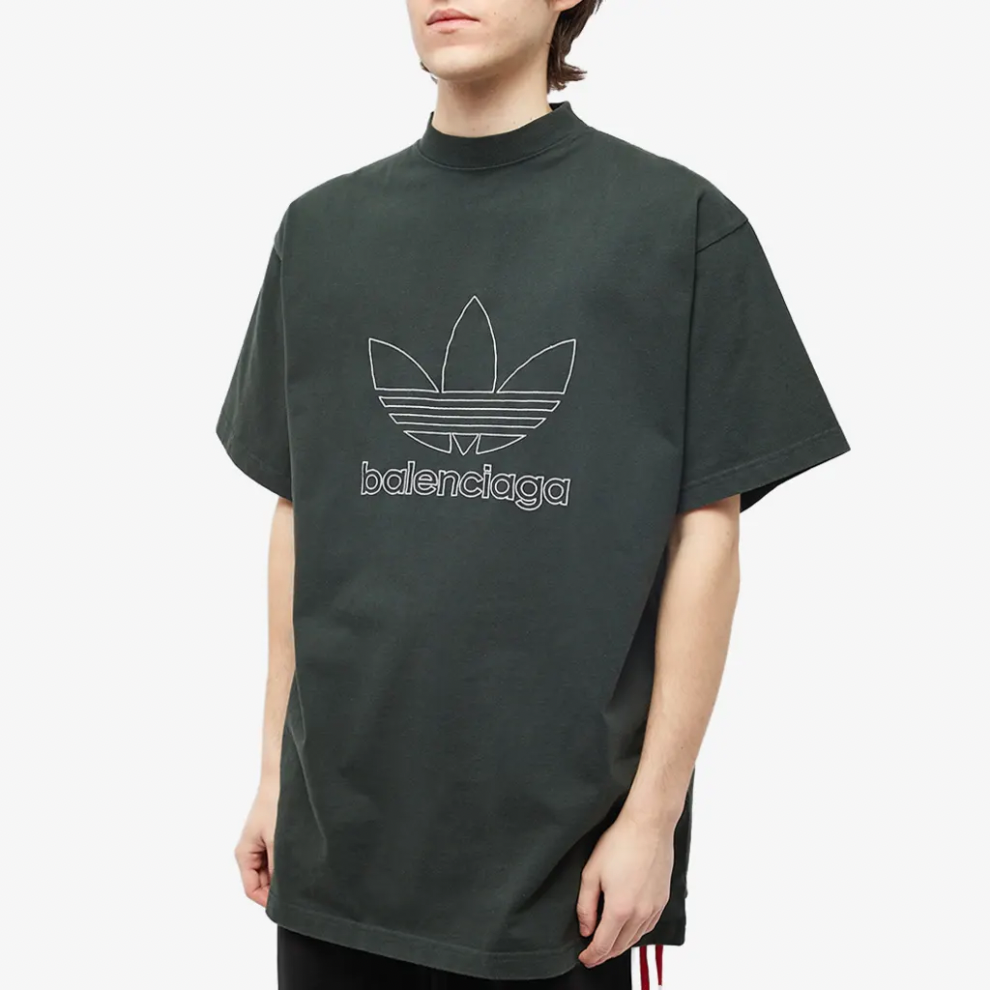 Buy BALENCIAGA X ADIDAS TEE CYPRESS GREEN & WHITE | Krewsa South Africa