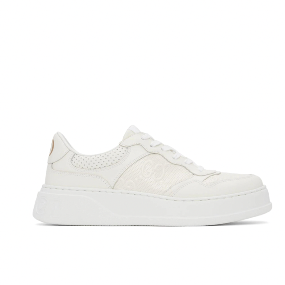 Buy GUCCI White GG Embossed Sneakers | Krewsa South Africa
