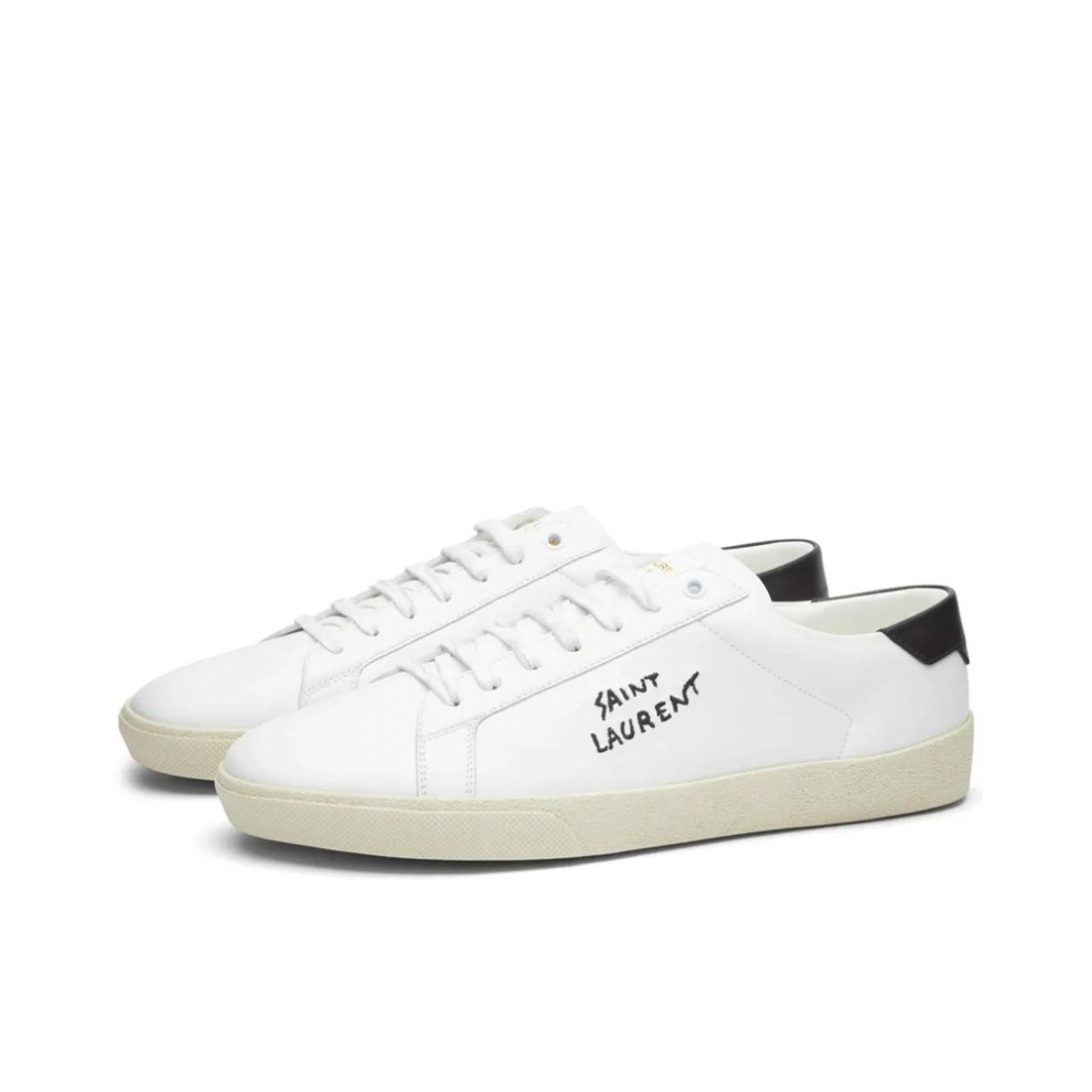 Buy SAINT LAURENT SL-06 COURT SIGNATURE SNEAKER WHITE | Krewsa South Africa