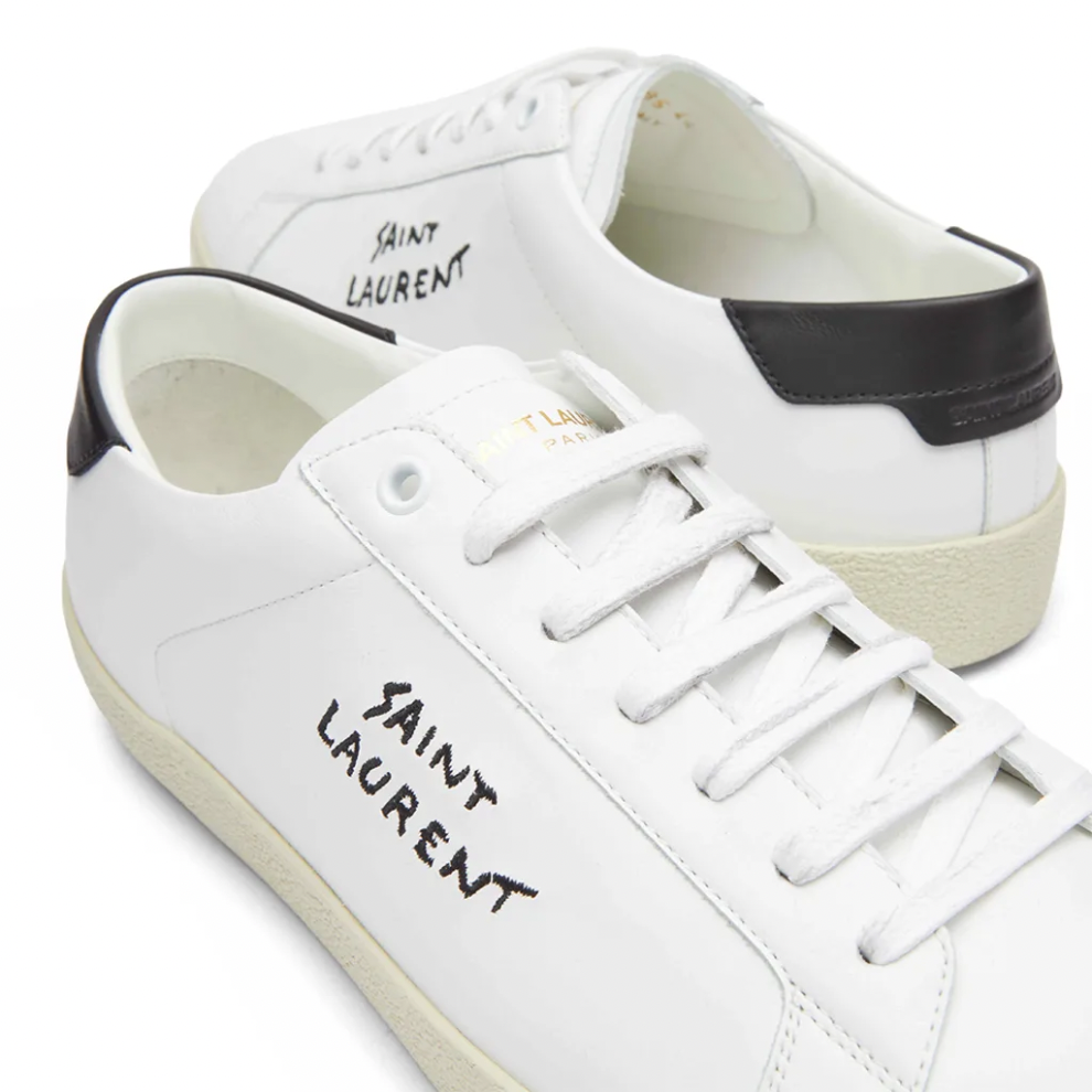 Buy SAINT LAURENT SL-06 COURT SIGNATURE SNEAKER WHITE | Krewsa South Africa