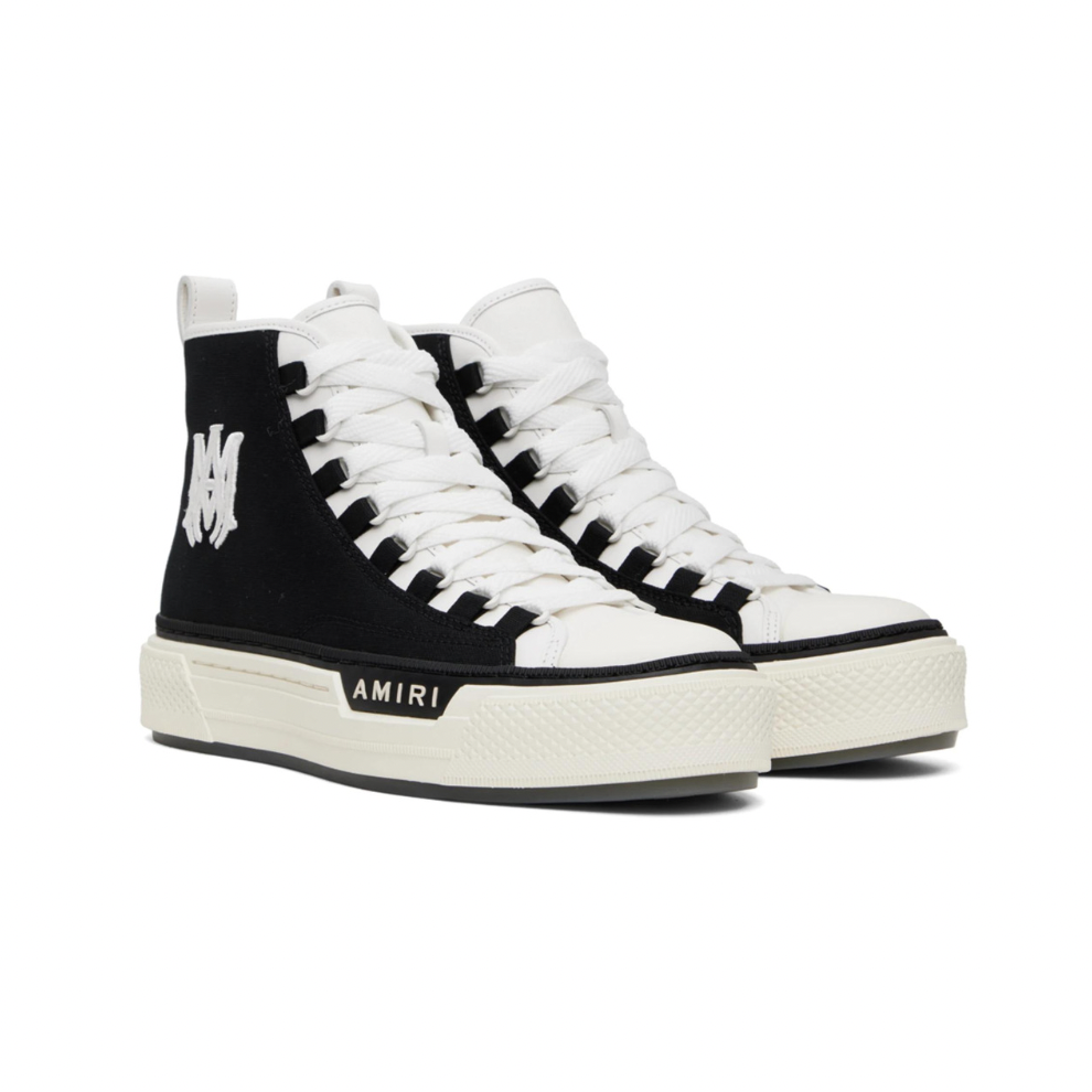 Buy AMIRI Black & White M.A. Court Sneakers | Krewsa South Africa