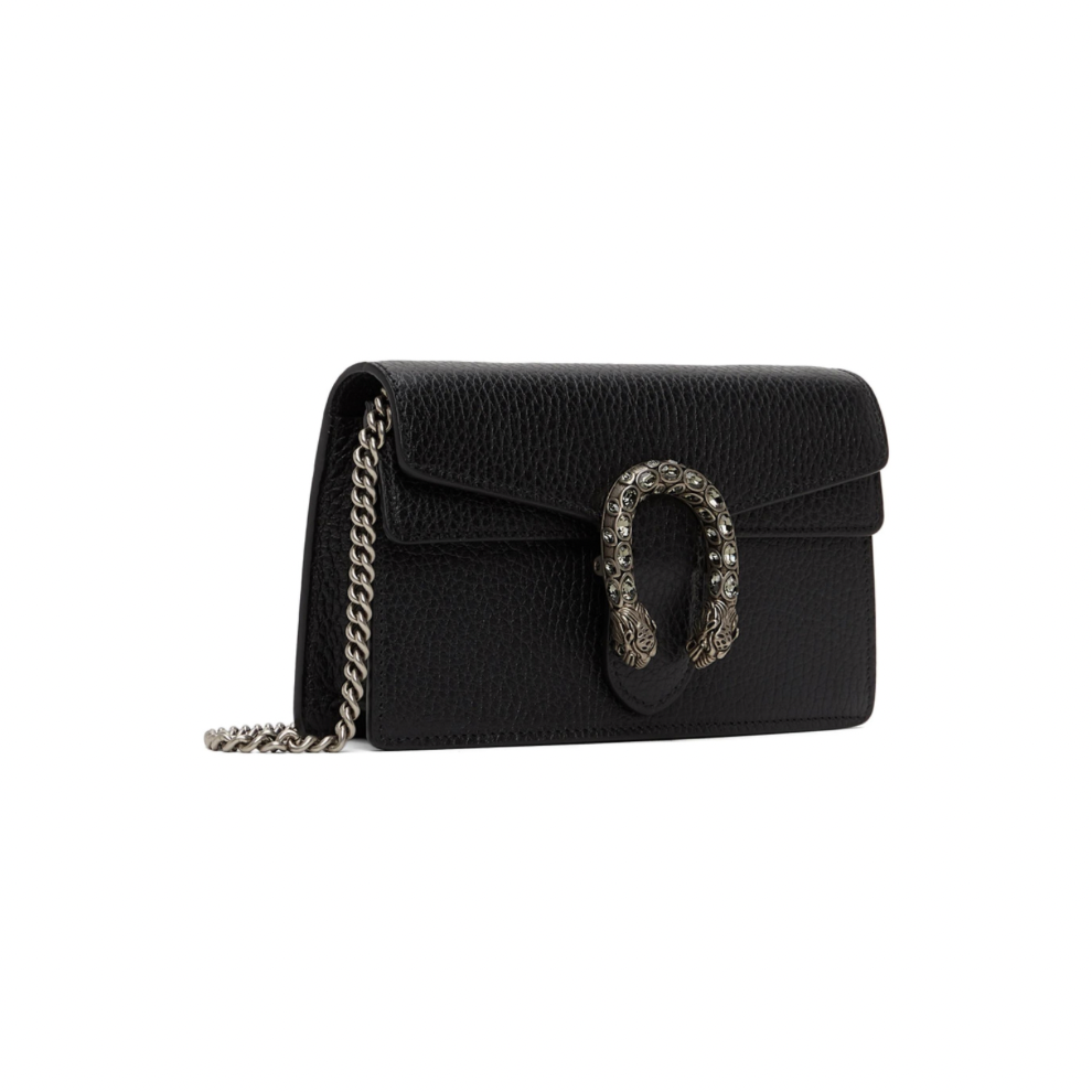 Buy GUCCI Black Super Mini Dionysus Chain Bag | Krewsa South Africa