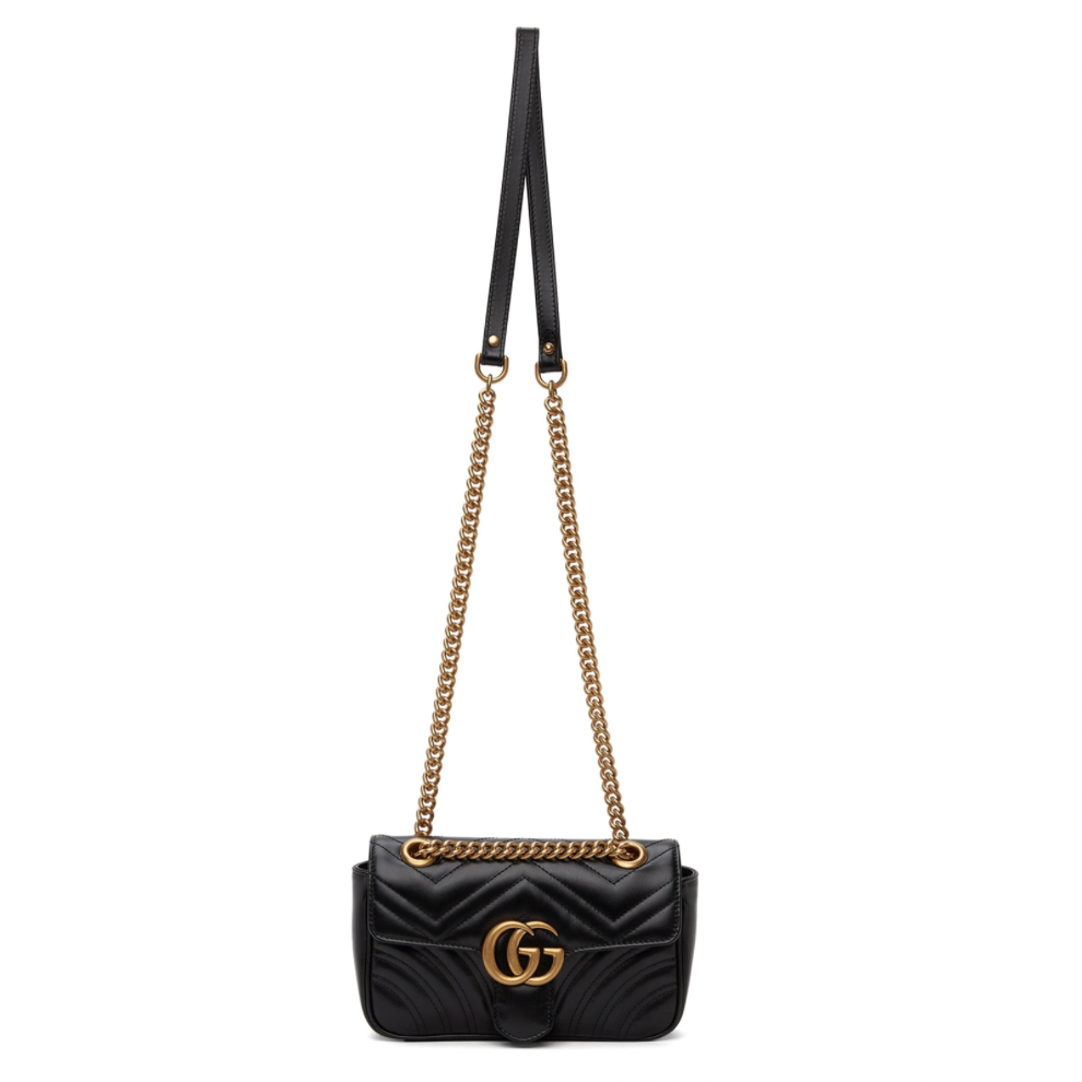 Buy GUCCI Black Mini GG Marmont 2.0 Shoulder Bag | Krewsa South Africa