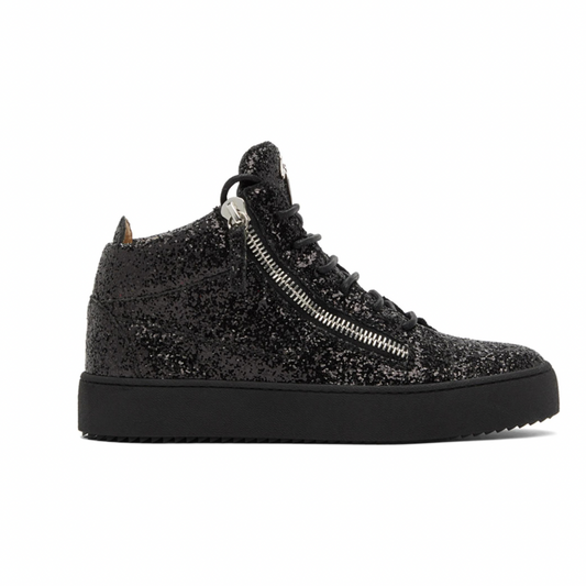 Buy GIUSEPPE ZANOTTI Black Glitter Kriss High-Top Sneakers | Krewsa South Africa