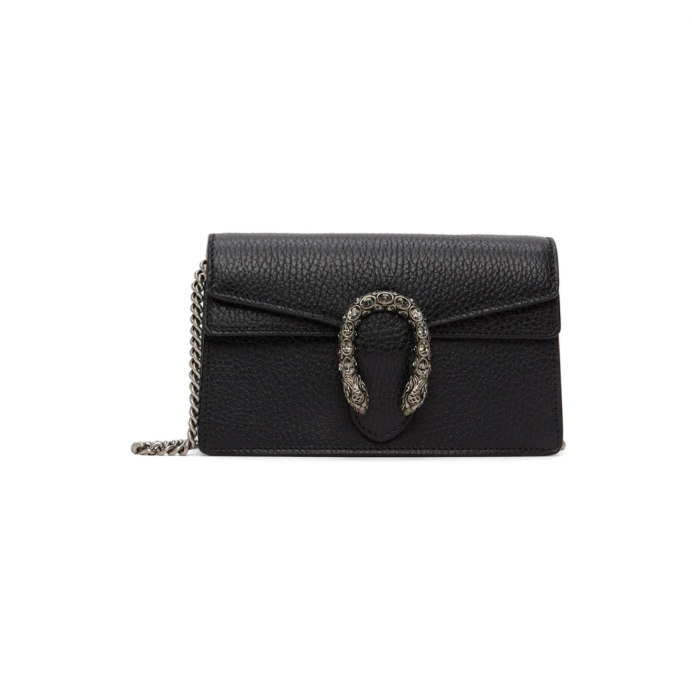 Buy GUCCI Black Super Mini Dionysus Chain Bag | Krewsa South Africa