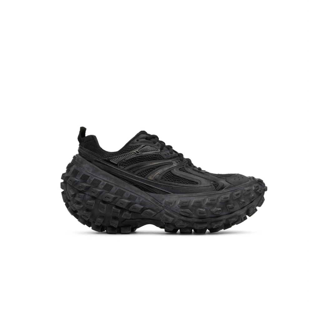 Buy BALENCIAGA Black Defender Sneakers | Krewsa South Africa